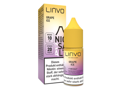 Linvo - Grape Ice - Nikotinsalz Liquid 20 mg/ml