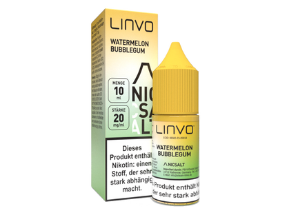 Linvo - Watermelon Bubble Gum - Nikotinsalz Liquid 20 mg/ml