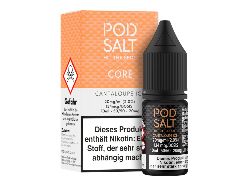 Pod Salt Core - Nikotinsalz Liquid - Cantaloupe Ice