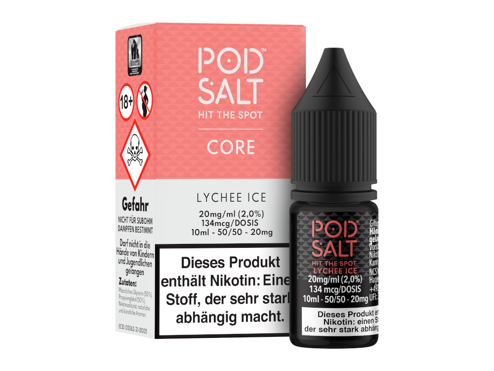Pod Salt Core - Nikotinsalz Liquid - Lychee Ice