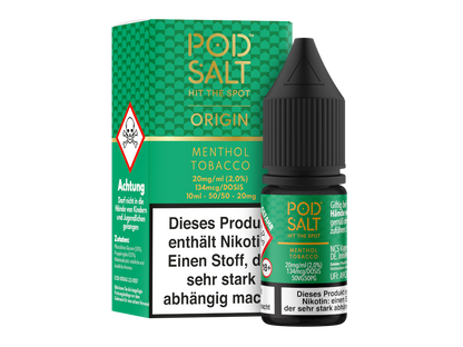 Pod Salt Origin - Menthol Tobacco - Nikotinsalz Liquid