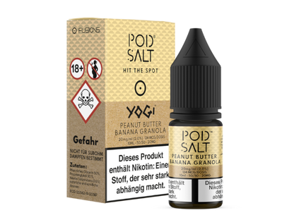 Pod Salt Fusion - Peanut Butter Banana Granola - Nikotinsalz Liquid