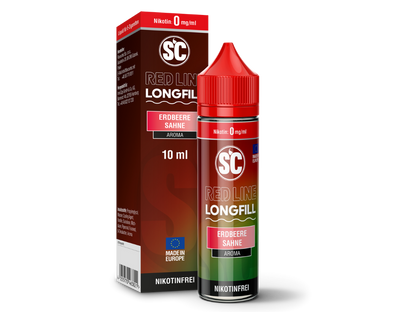 SC - Red Line Longfills 10 ml - Erdbeere Sahne
