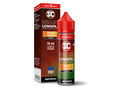 SC - Red Line Longfills 10 ml - Orange Vanilla