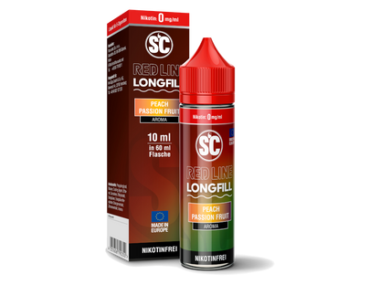SC - Red Line Longfills 10 ml - Peach Passion Fruit