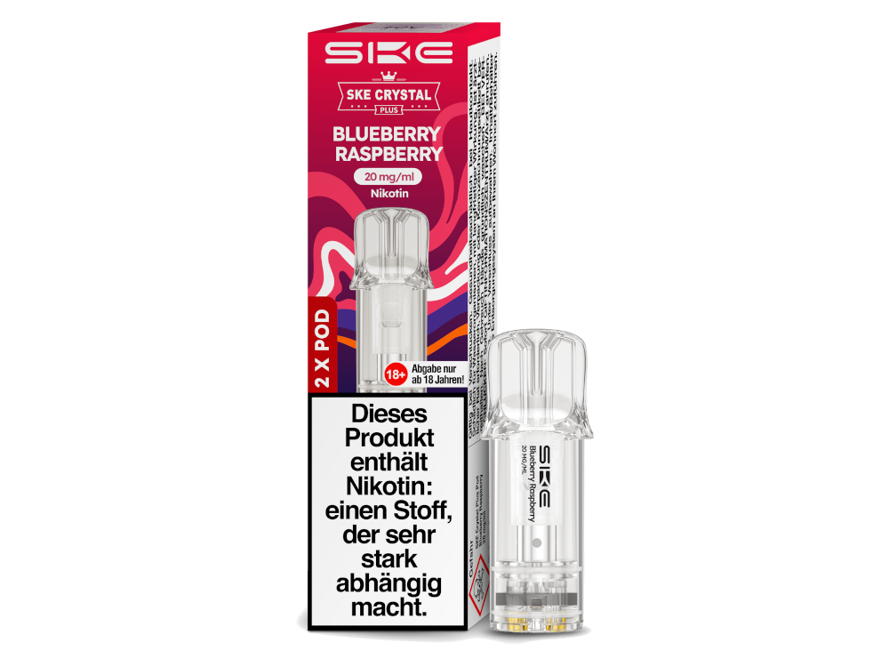 SKE - Crystal Plus Pod (2 Stück pro Packung) - Blueberry Cherry Blackberry