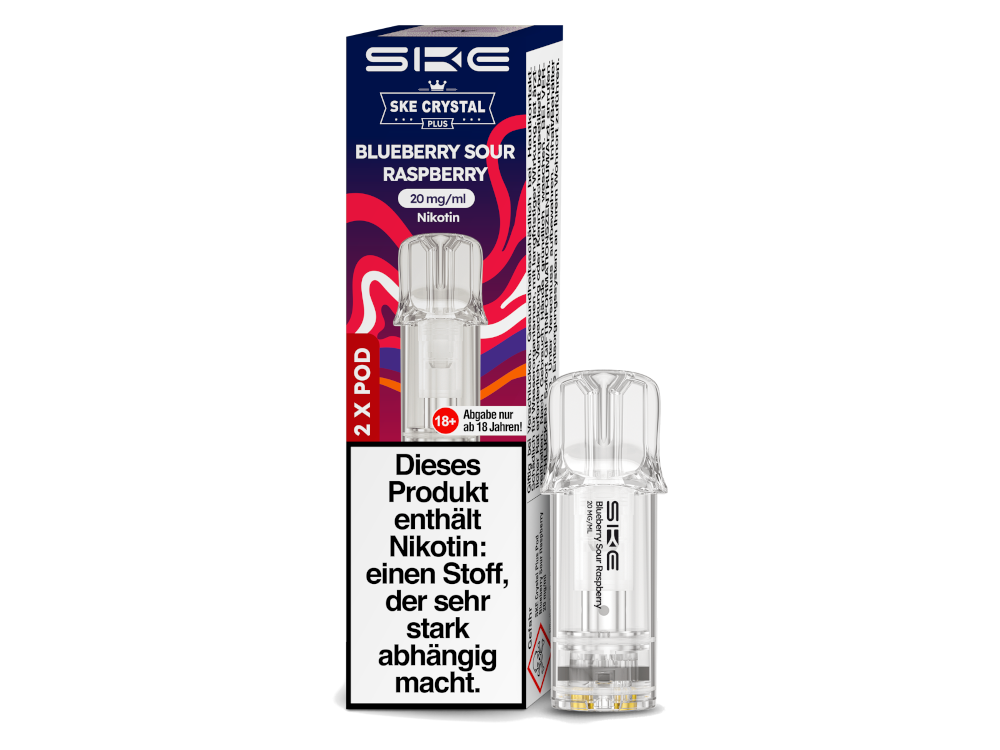 SKE - Crystal Plus Pod (2 Stück pro Packung) - Blueberry Cherry Blackberry