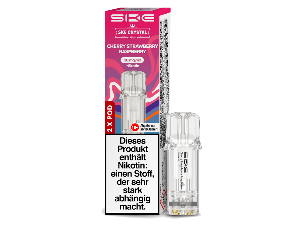 SKE - Crystal Plus Pod (2 Stück pro Packung) - Blueberry Cherry Blackberry