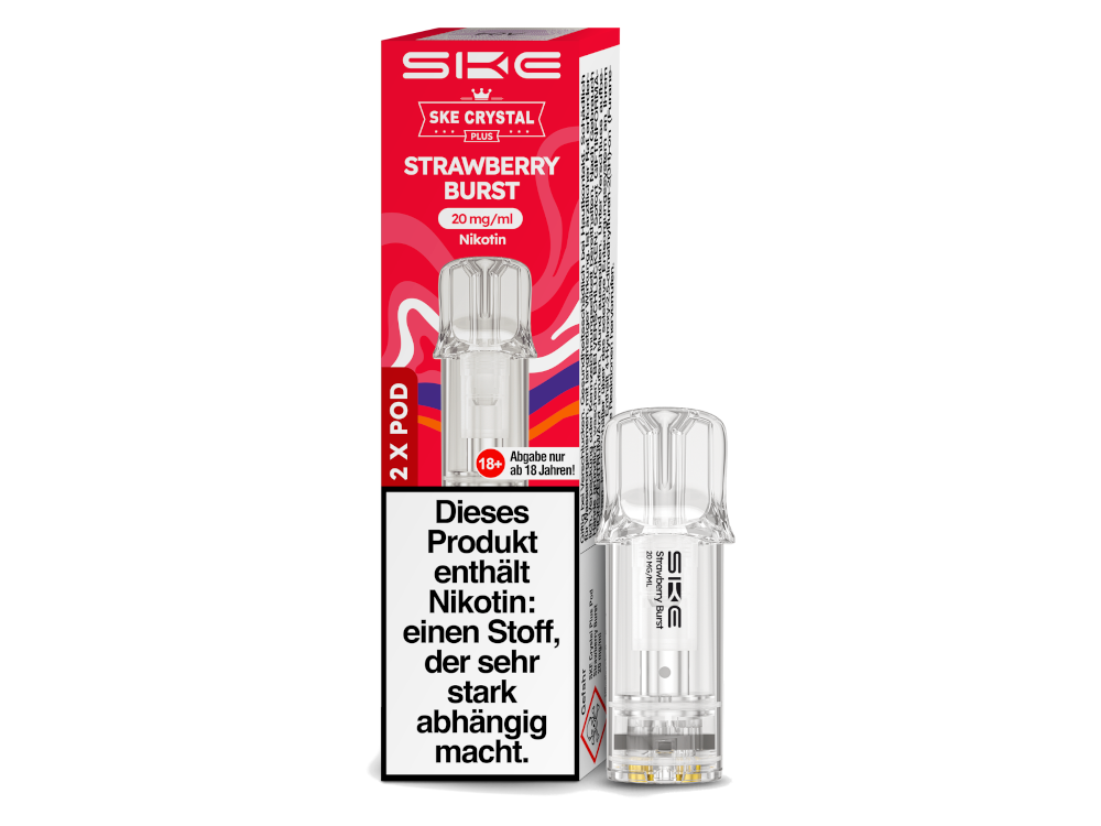 SKE - Crystal Plus Pod (2 Stück pro Packung) - Blueberry Cherry Blackberry