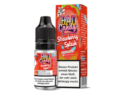Bad Candy Liquids - Strawberry Splash - Nikotinsalz Liquid 10 mg/ml