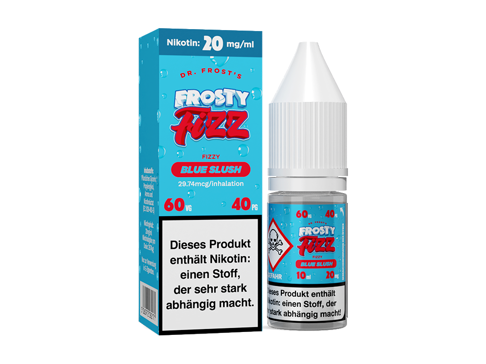 Dr. Frost - Frosty Fizz - Blue Slush - Nikotinsalz Liquid 20mg/ml - Blue Slush