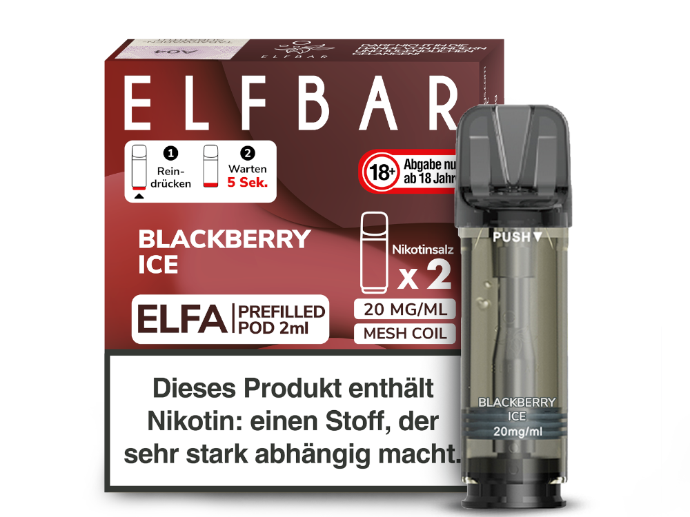 Elfbar Elfa Pod 20mg/ml (2 Stück) - Blue Razz Lemonade