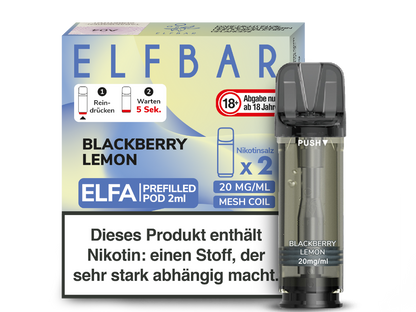 Elfbar Elfa Pod 20mg/ml (2 Stück) - Blue Razz Lemonade