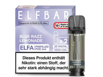 Elfbar Elfa Pod 20mg/ml (2 Stück) - Blue Razz Lemonade