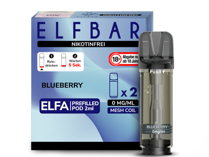 Elfbar Elfa Pod 20mg/ml (2 Stück) - Blue Razz Lemonade