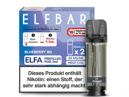 Elfbar Elfa Pod 20mg/ml (2 Stück) - Blue Razz Lemonade