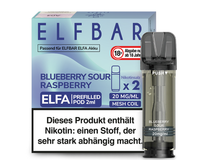 Elfbar Elfa Pod 20mg/ml (2 Stück) - Blue Razz Lemonade