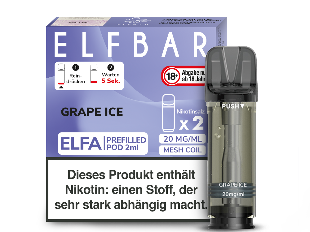 Elfbar Elfa Pod 20mg/ml (2 Stück) - Blue Razz Lemonade