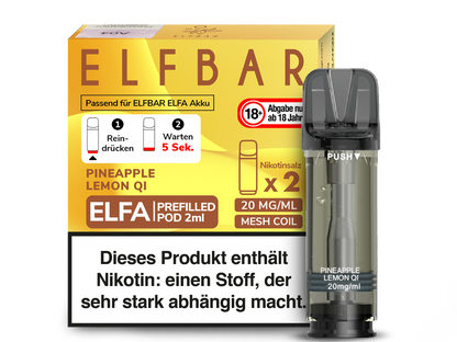 Elfbar Elfa Pod 20mg/ml (2 Stück) - Blue Razz Lemonade