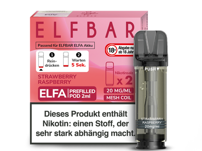 Elfbar Elfa Pod 20mg/ml (2 Stück) - Blue Razz Lemonade