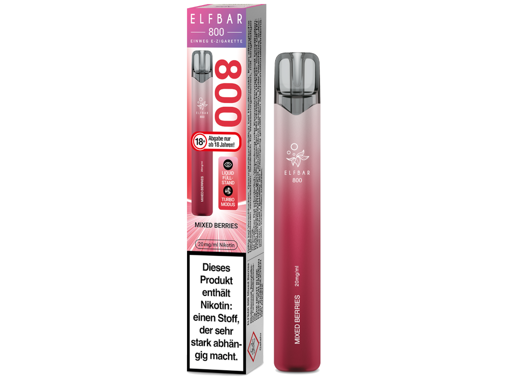 Elfbar 800 Einweg E-Zigarette - Blueberry
