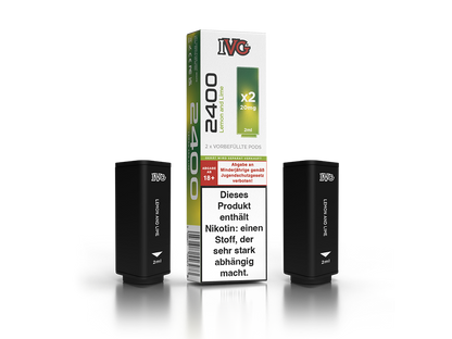 IVG - 2400 Pod 20mg/ml (2 Stück pro Packung) - Blue Razz Cherry