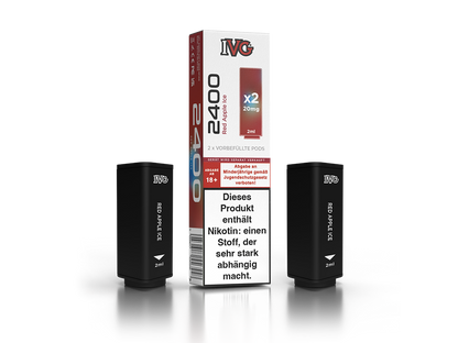 IVG - 2400 Pod 20mg/ml (2 Stück pro Packung) - Blue Razz Cherry