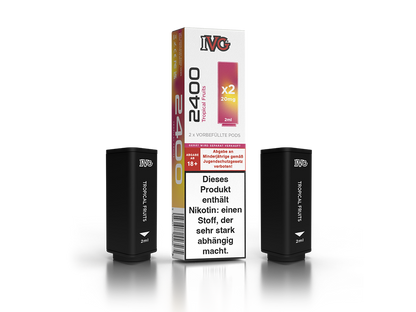 IVG - 2400 Pod 20mg/ml (2 Stück pro Packung) - Blue Razz Cherry