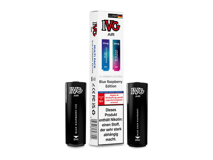 IVG AIR Pod Multi Flavour Edition (2 Stück pro Packung) - Blue Raspberry Edition