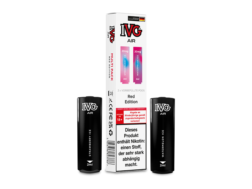 IVG AIR Pod Multi Flavour Edition (2 Stück pro Packung) - Blue Raspberry Edition