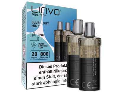 Linvo - Pod Lite Plus Cartridge 20 mg/ml (2 Stück pro Packung) - Apple Peach