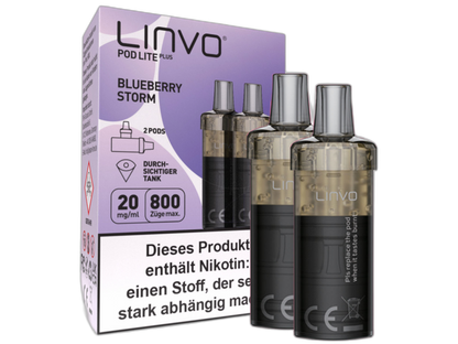 Linvo - Pod Lite Plus Cartridge 20 mg/ml (2 Stück pro Packung) - Apple Peach