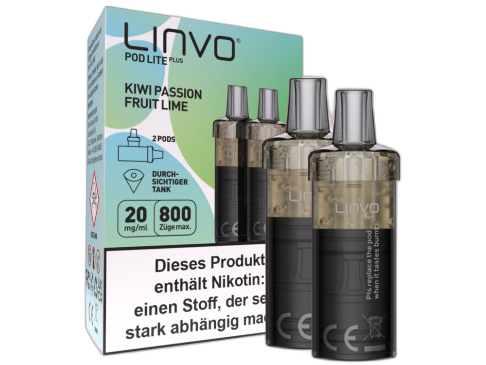 Linvo - Pod Lite Plus Cartridge 20 mg/ml (2 Stück pro Packung) - Apple Peach