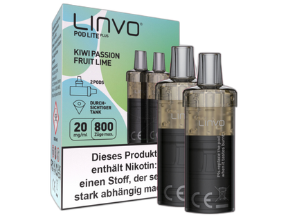 Linvo - Pod Lite Plus Cartridge 20 mg/ml (2 Stück pro Packung) - Apple Peach