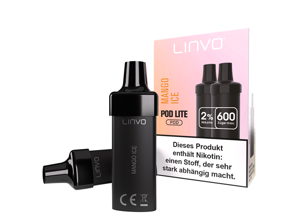 Linvo - Pod Lite Cartridge (2 Stück pro Packung) - Banana Ice Cream