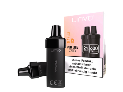 Linvo - Pod Lite Cartridge (2 Stück pro Packung) - Banana Ice Cream