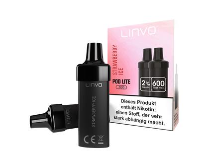 Linvo - Pod Lite Cartridge (2 Stück pro Packung) - Banana Ice Cream