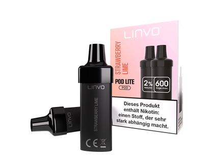 Linvo - Pod Lite Cartridge (2 Stück pro Packung) - Banana Ice Cream
