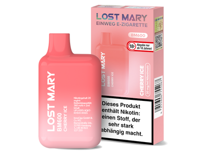 Lost Mary - BM600 Einweg E-Zigarette - 20mg/ml - Blueberry