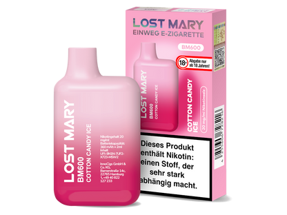 Lost Mary - BM600 Einweg E-Zigarette - 20mg/ml - Blueberry