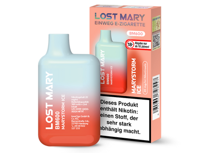 Lost Mary - BM600 Einweg E-Zigarette - 20mg/ml - Blueberry