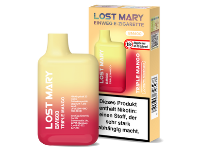 Lost Mary - BM600 Einweg E-Zigarette - 20mg/ml - Blueberry