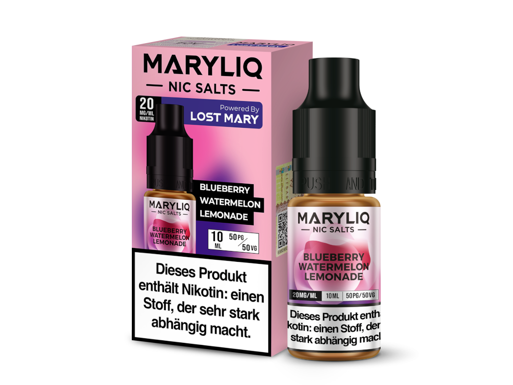 MARYLIQ - Nikotinsalz Liquid - Blueberry Watermelon Lemonade