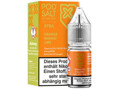 Pod Salt X - Nikotinsalz Liquid  - Orange Mango Lime