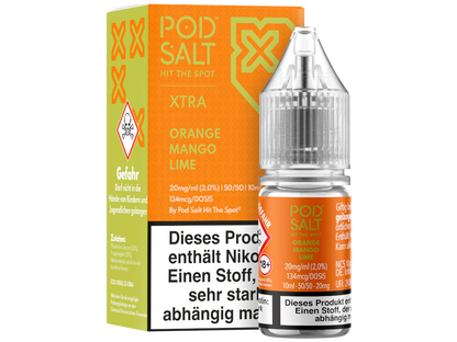 Pod Salt X - Nikotinsalz Liquid  - Orange Mango Lime