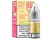 Pod Salt X - Nikotinsalz Liquid  - Strawberry Banana Rhubarb