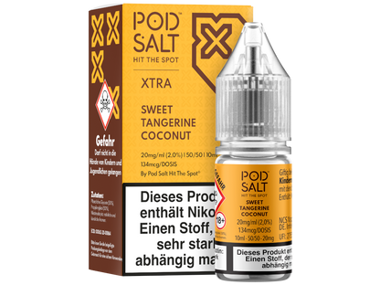 Pod Salt X - Nikotinsalz Liquid  - Sweet Tangerine Coconut