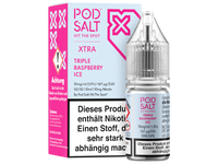 Pod Salt X - Nikotinsalz Liquid  - Triple Raspberry Ice