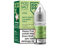 Pod Salt X - Nikotinsalz Liquid  - White Grape Cucumber Apple