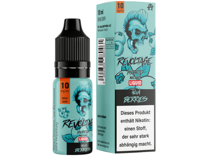 Revoltage - Hybrid Nikotinsalz Liquid - Aqua Berries